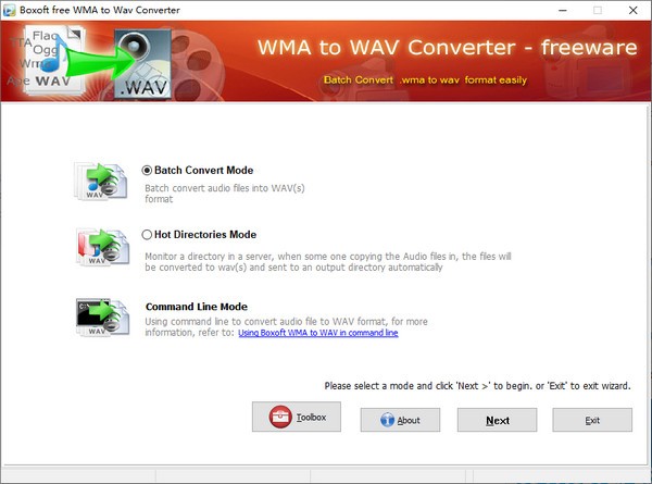 Boxoft WMA to Wav converter(WMAתWAVת)
