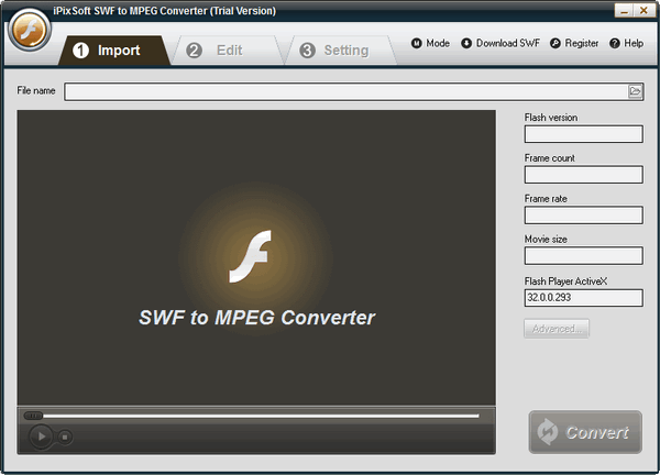 iPixSoft SWF to MPEG Converter(SWFתΪMPEG)
