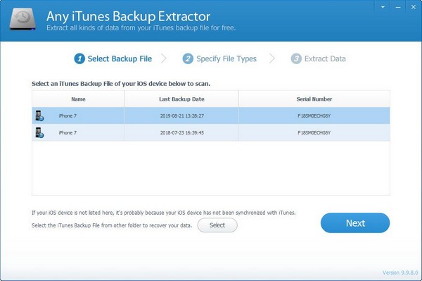 Any iTunes Backup Extractor(iTunesȡ)
