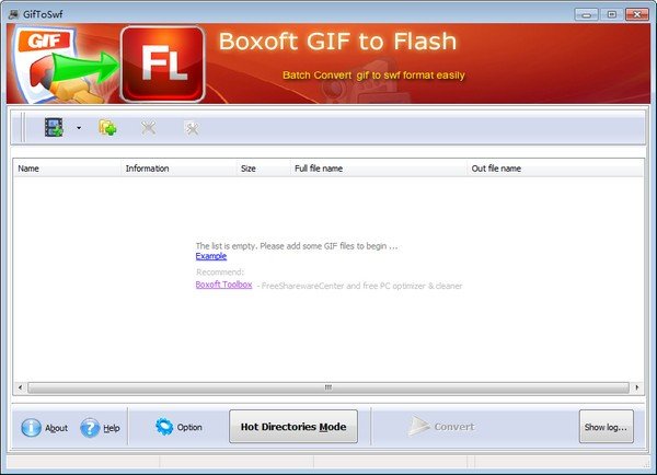 Boxoft GIF To Flash(Ƶʽת)
