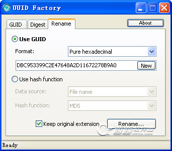 UUID(uuid factory)