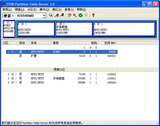 Ӳ̷(PTDD Partition Table Doctor)