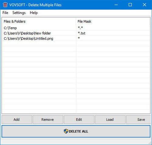 Vovsoft Delete Multiple Files(ļɾ)