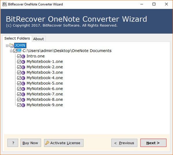 BitRecover OneNote Converter Wizard(OneNoteļת)