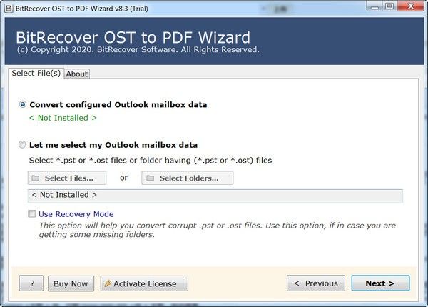 BitRecover OST to PDF Wizard(OSTתPDFת)