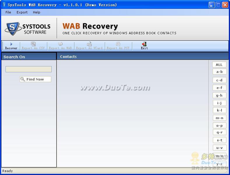 Systools WAB Recovery