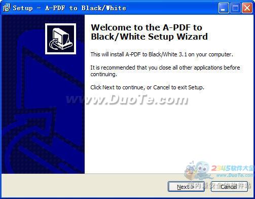 A-PDF To Black-White