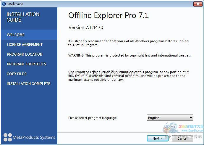 Offline Explorer Pro