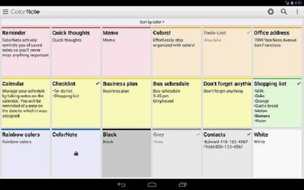 ɫʼColorNote԰ͼ