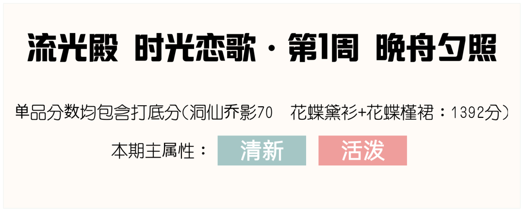 愛江山更愛美人流光殿時光戀歌晚舟夕照搭配攻略愛江山