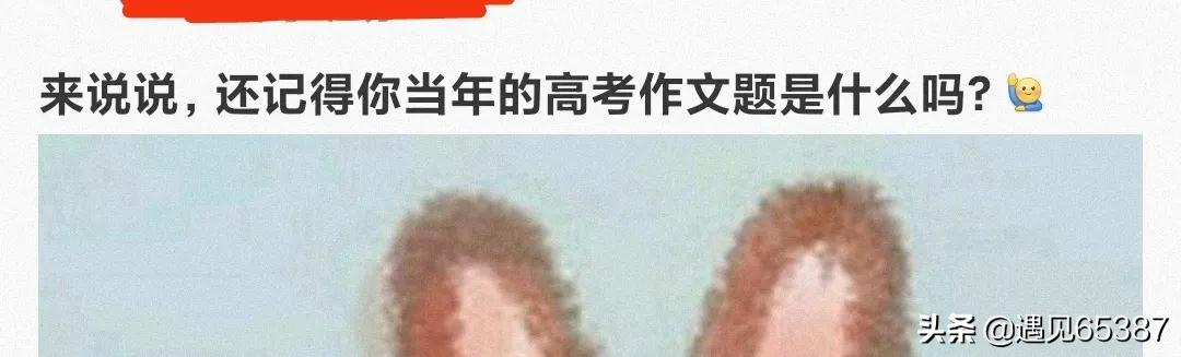 死去的高考记忆突然攻击我