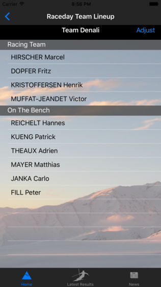Alpine Fantasy Ski Racing