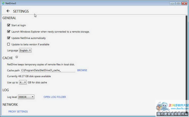 NetDrive()