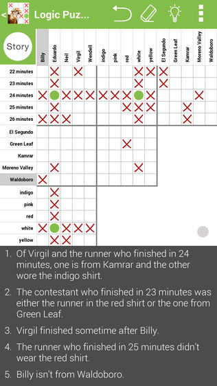 Logic Grid Puzzles