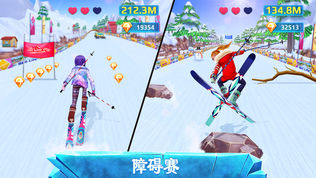 滑雪女孩超级明星