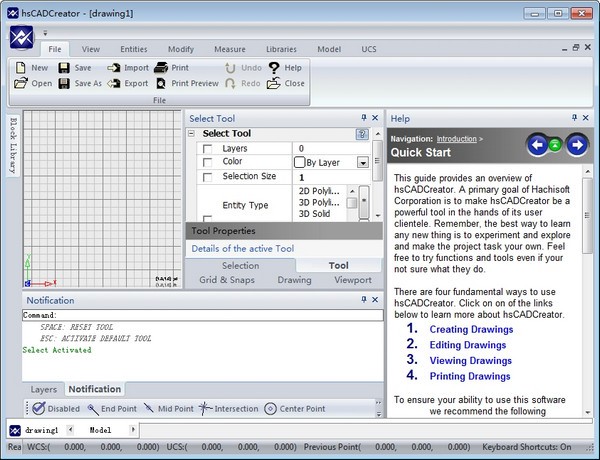 hsCADCreator(cad)