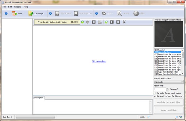 Boxoft PowerPoint to Flash(PPTתFlash)