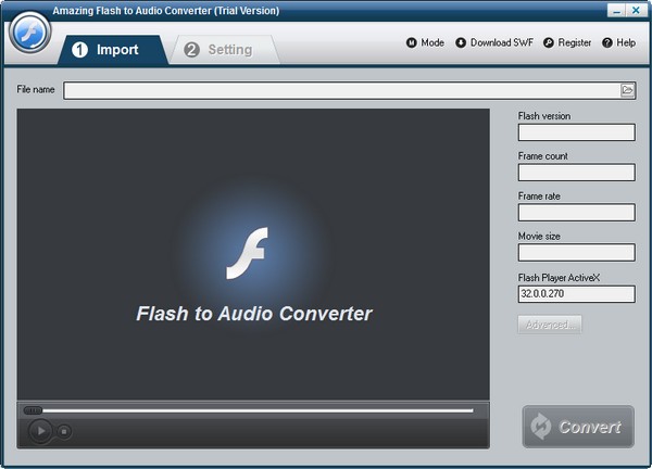 Amazing Flash to Audio Converter(FlashתƵ)