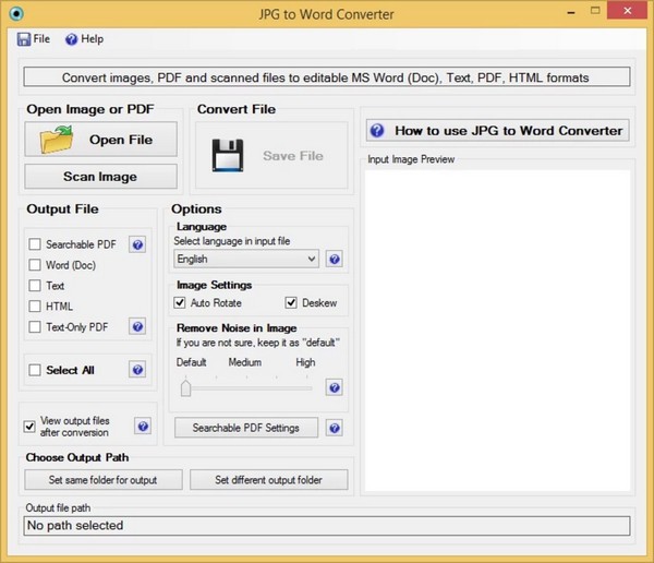 JPG to Word Converter(ͼƬתֹ)