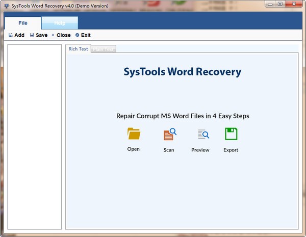 SysTools Word Recovery(Word޸)