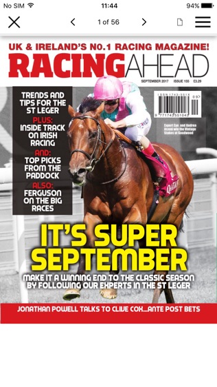 Racing Ahead Magazine