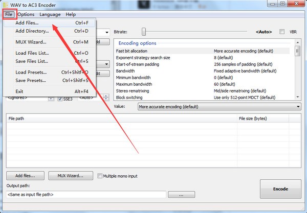 WAV to AC3 Encoder(wavתac3)