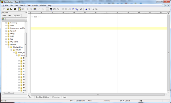 OpenEditor