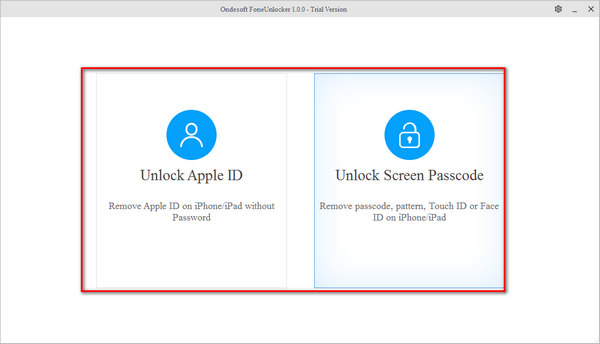 IOS(Ondesoft FoneUnlocker)