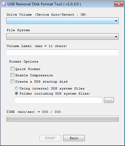 USB Removal Disk Format Tool(ʽ޸U)