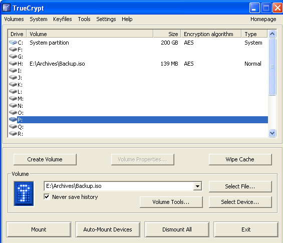 TrueCrypt for Linux