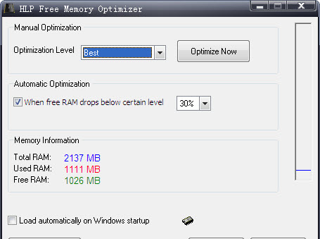 HLP Free Memory Optimizer