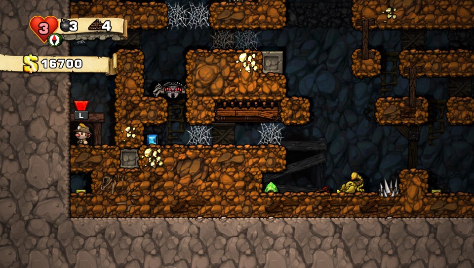 Ѩ̽գSpelunky ޸