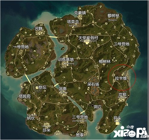 绝地求生刺激战场拉卡维攻略详细介绍