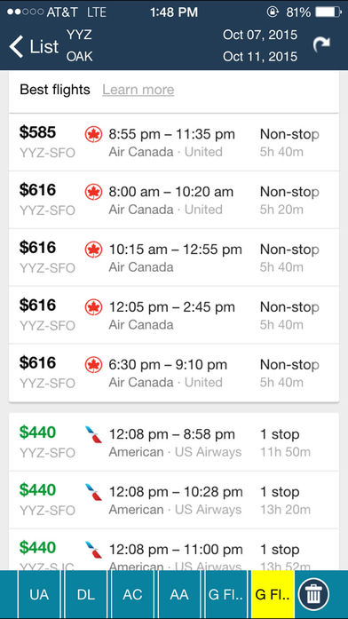 Toronto Airport + Flight Tracker