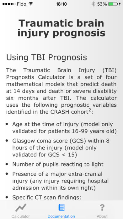 TBI Prognosis