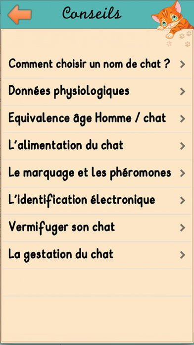 Noms de Chats