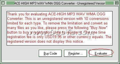 ACE HIGH MP3 WAV WMA OGG Converter(Ƶת)