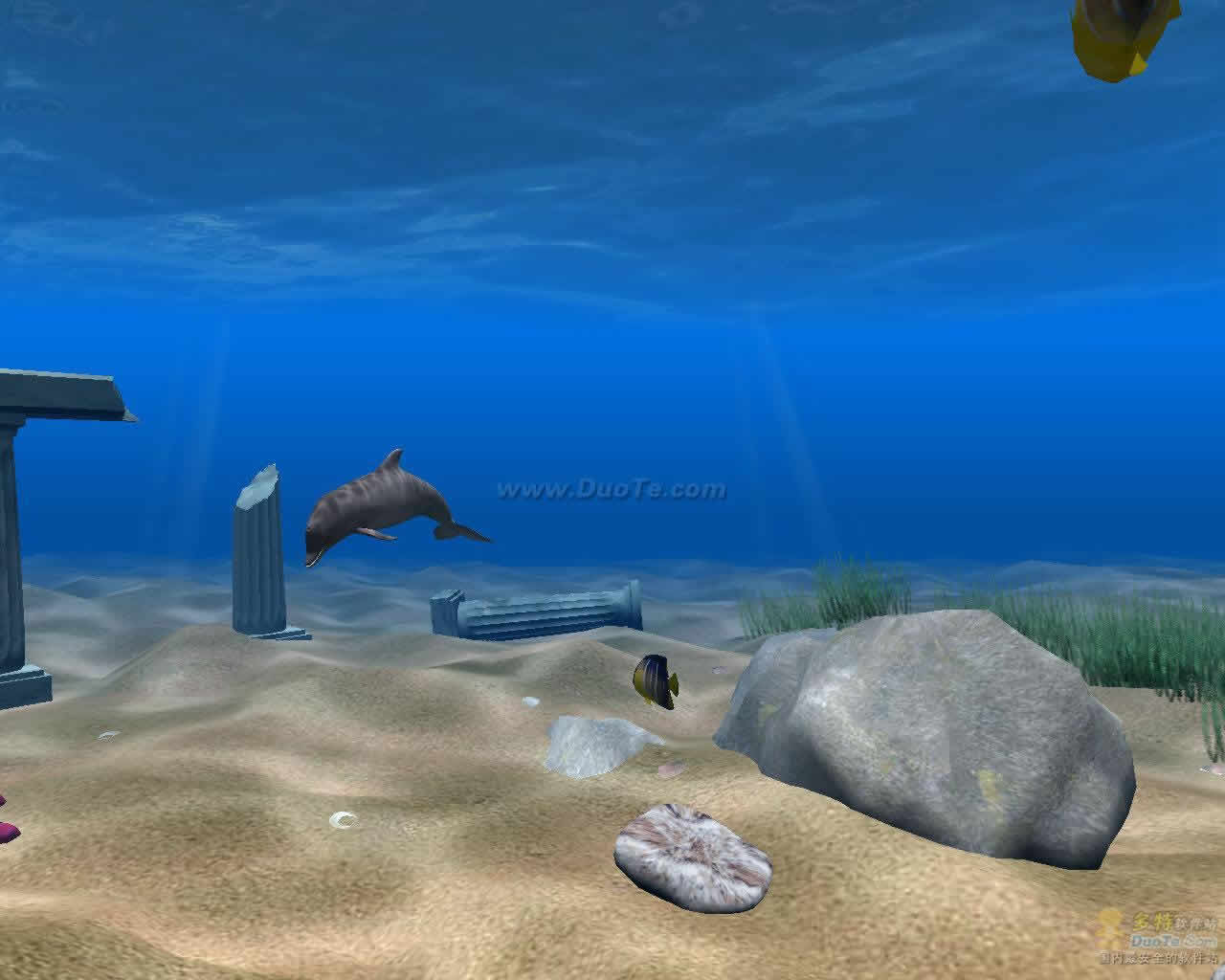 Dolphin Aqua Life 3D Screensaver