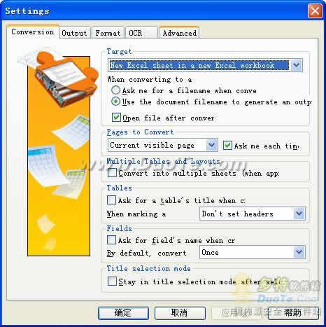PDF2XL