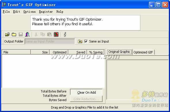 Trouts GIF Optimizer