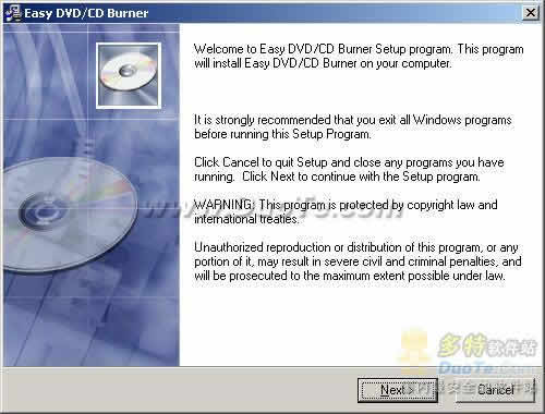 Easy DVD/CD Burner