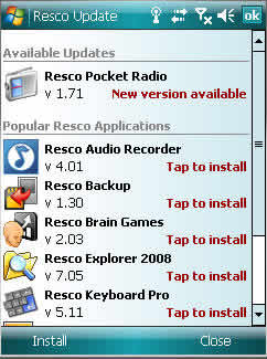 Resco Pocket Radio