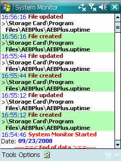 System Security Monitor for Windows Mobile PPC