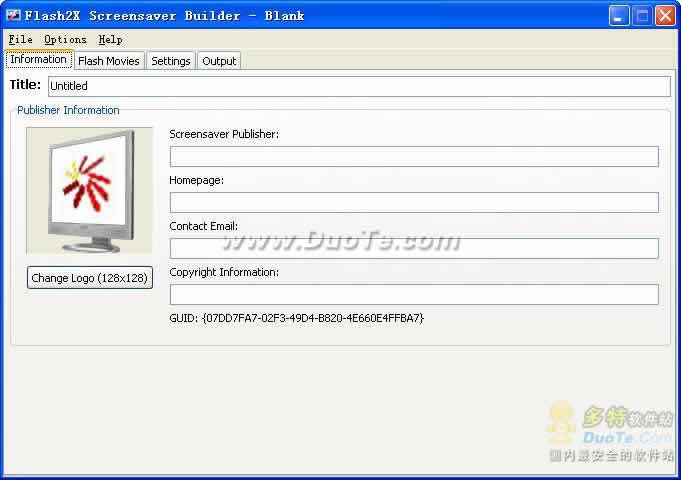 Flash2X Screensaver Builder