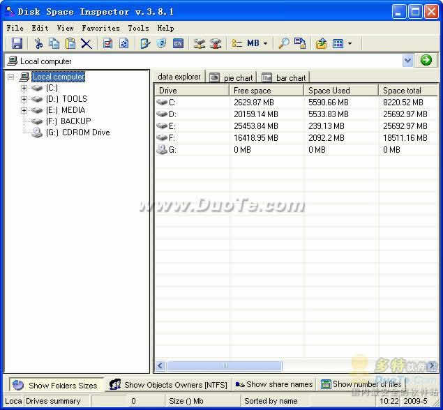 Disk Space Inspector