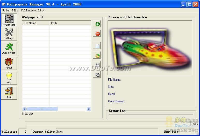 Wallpapers Manager