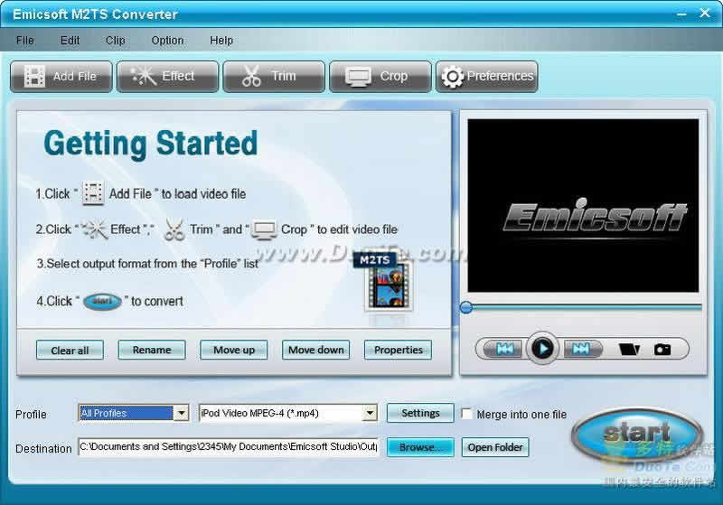 Emicsoft M2TS Converter