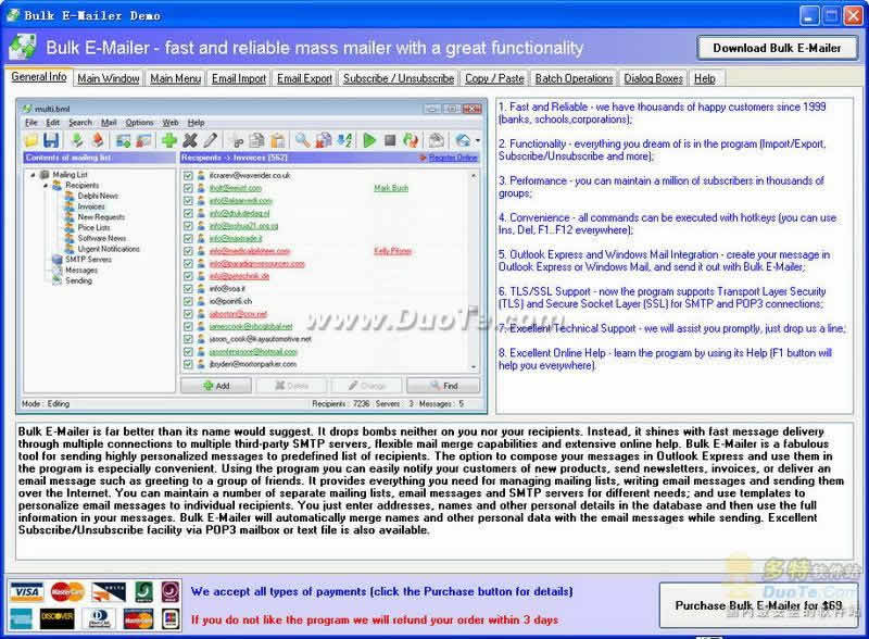 Bulk Email Mailer