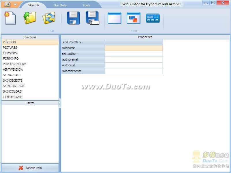 DynamicSkinForm VCL for CB 2009