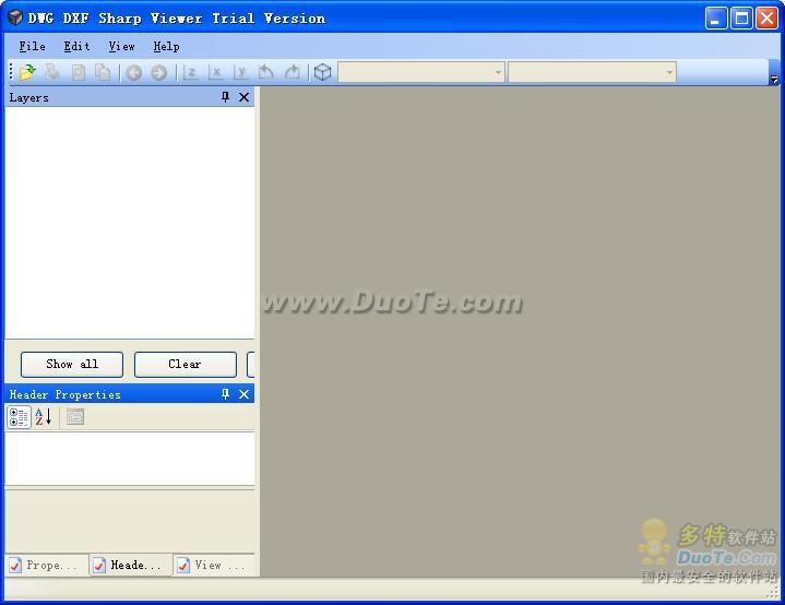 DXF Sharp Viewer